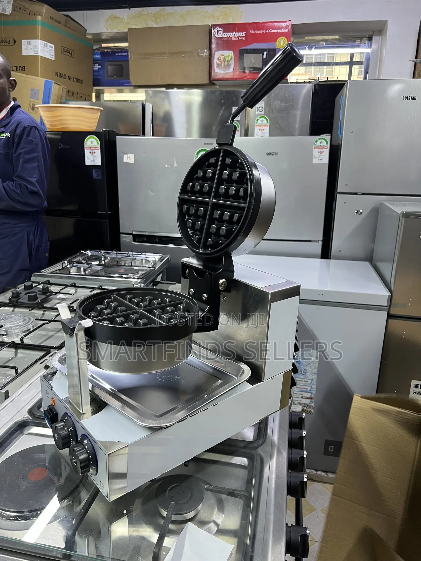 Euromax Commercial Rotating Waffle Maker