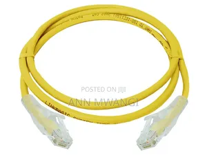 CAT6 Yellow Fiber 1m
