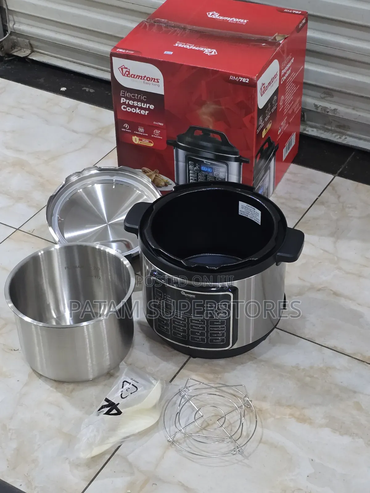 Ramtons 8ltrs Electric Pressure Cooker