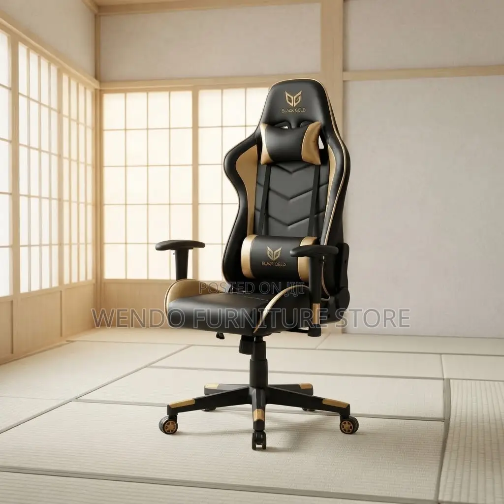 Office Chairs; Gamers Ergonomic High Back Leather Brown Chairs