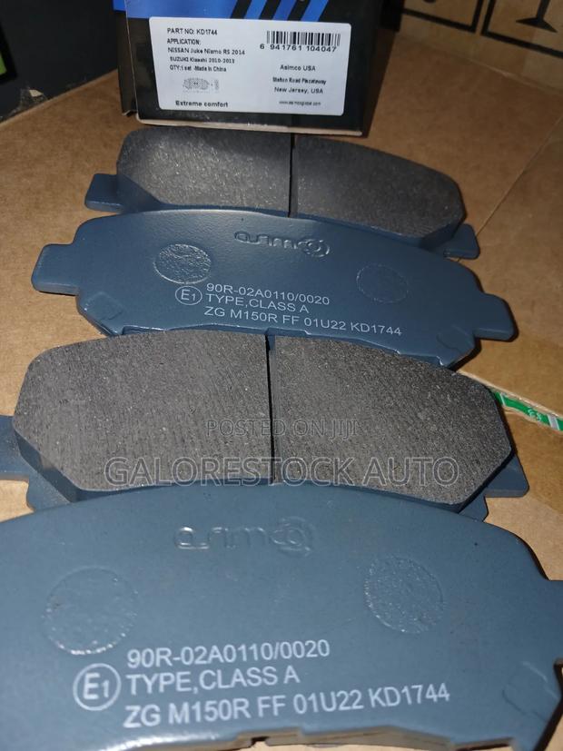 Asimco Kd1744–front Brake Pads – Juke Nismors/Qashqai/X-Trail/Kizashi