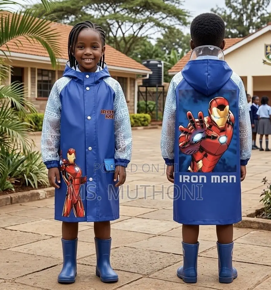 Stark Shield Kids Rain Poncho