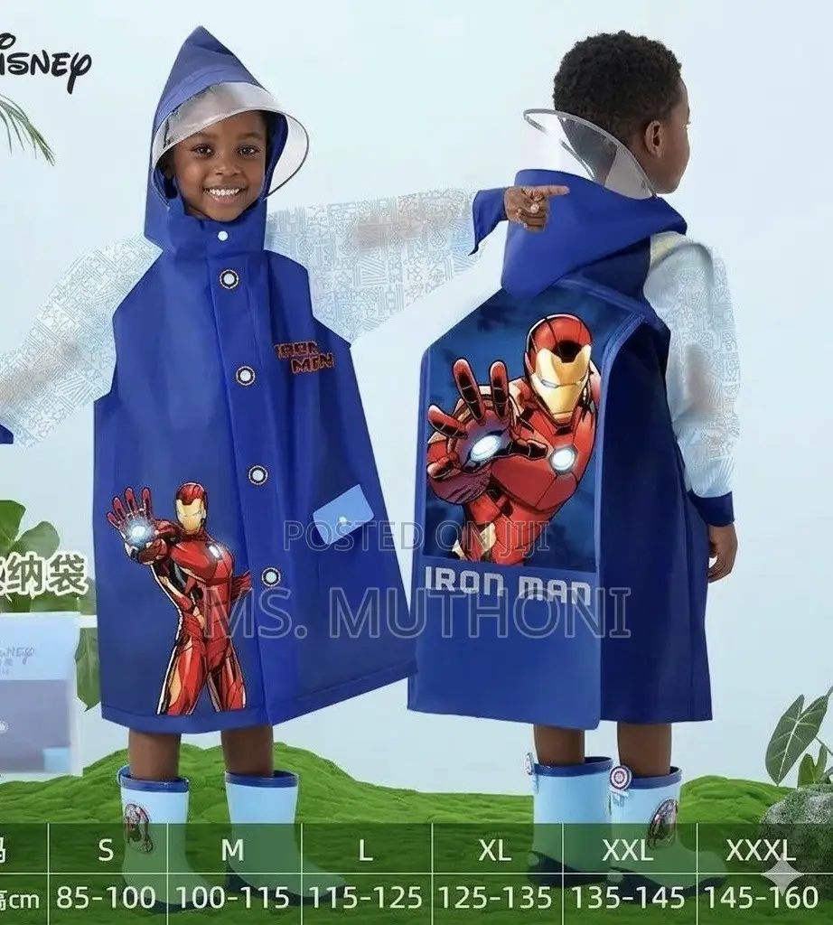 Stark Shield Kids Rain Poncho
