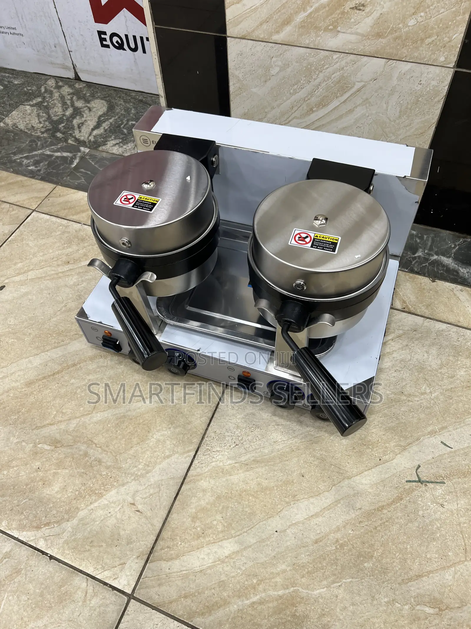 Euromax Commercial Double Rotating Waffle Maker