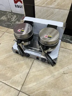 Euromax Commercial Double Rotating Waffle Maker