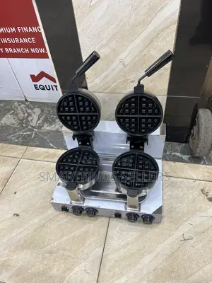 Euromax Commercial Double Rotating Waffle Maker