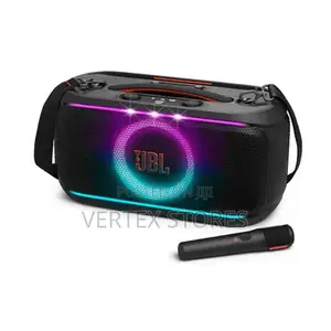 JBL PartyBox on-the-Go 2 With 2 Wireless Microphones