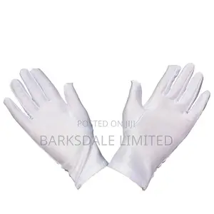 White Wedding Eczema Gloves Children Kids School Play Ceremony