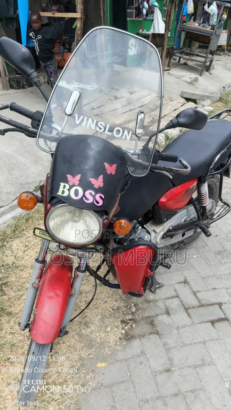 Bajaj Boxer 150 UG 2020 Red