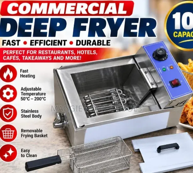Heavy Duty Deep Fryer/Commercial 10l Deep Fryer Machine