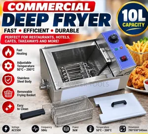 Heavy Duty Deep Fryer/Commercial 10l Deep Fryer Machine
