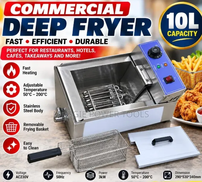 Heavy Duty Deep Fryer/Commercial 10l Deep Fryer Machine
