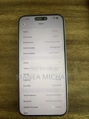 Apple iPhone 15 Pro Max 512 GB Silver