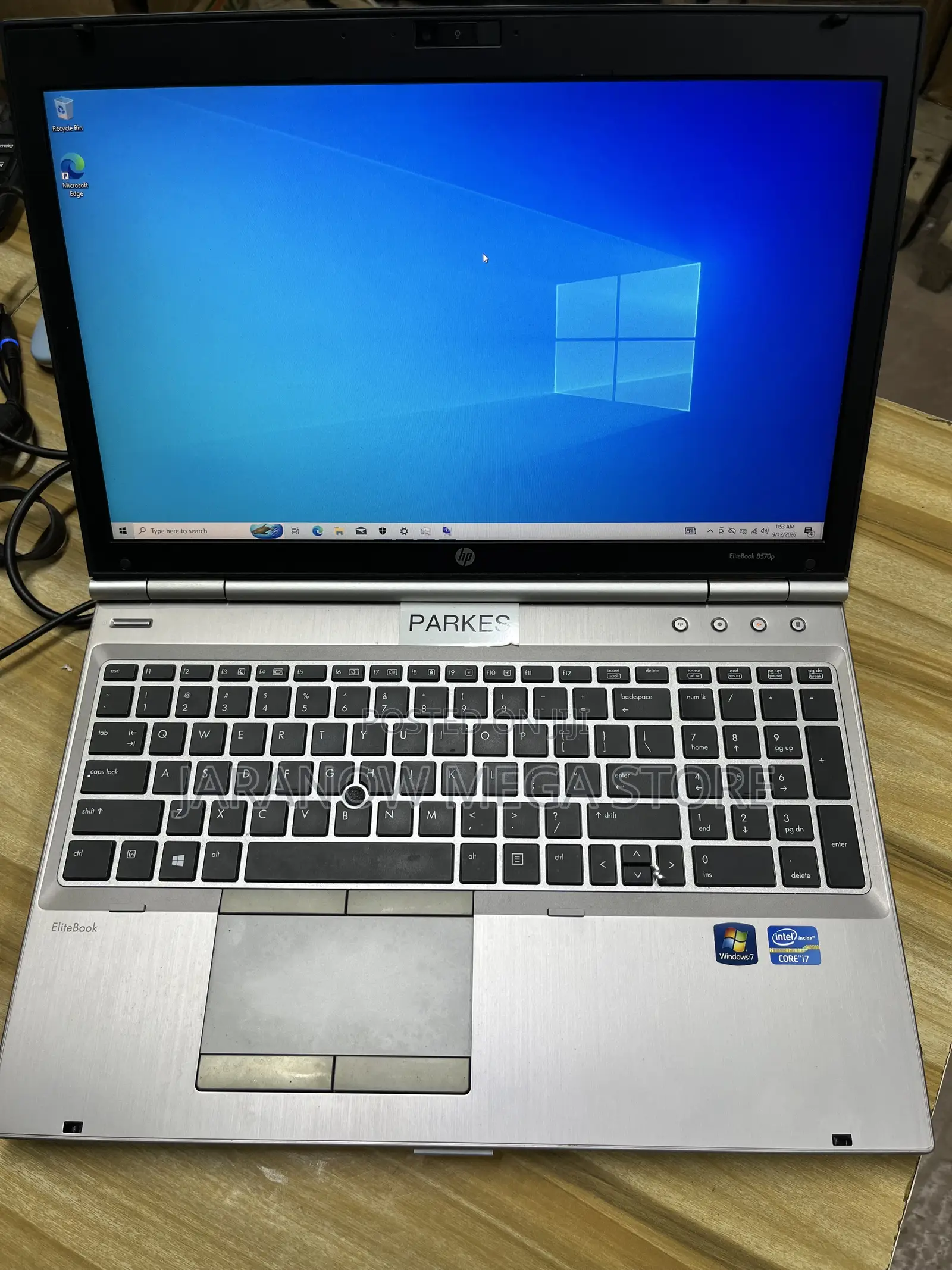 Laptop HP EliteBook 8570P 8GB Intel Core i7 HDD 256GB
