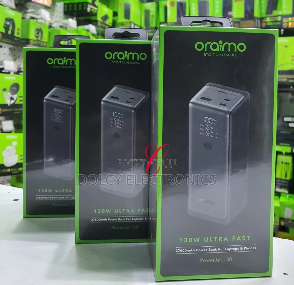 Oraimo PowerJet 130 OPB-727SQ 130W Laptop Phone Power Bank