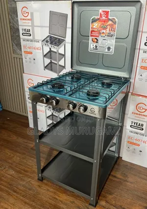 Eurochef Full Gas Standing Cooker With Shelves