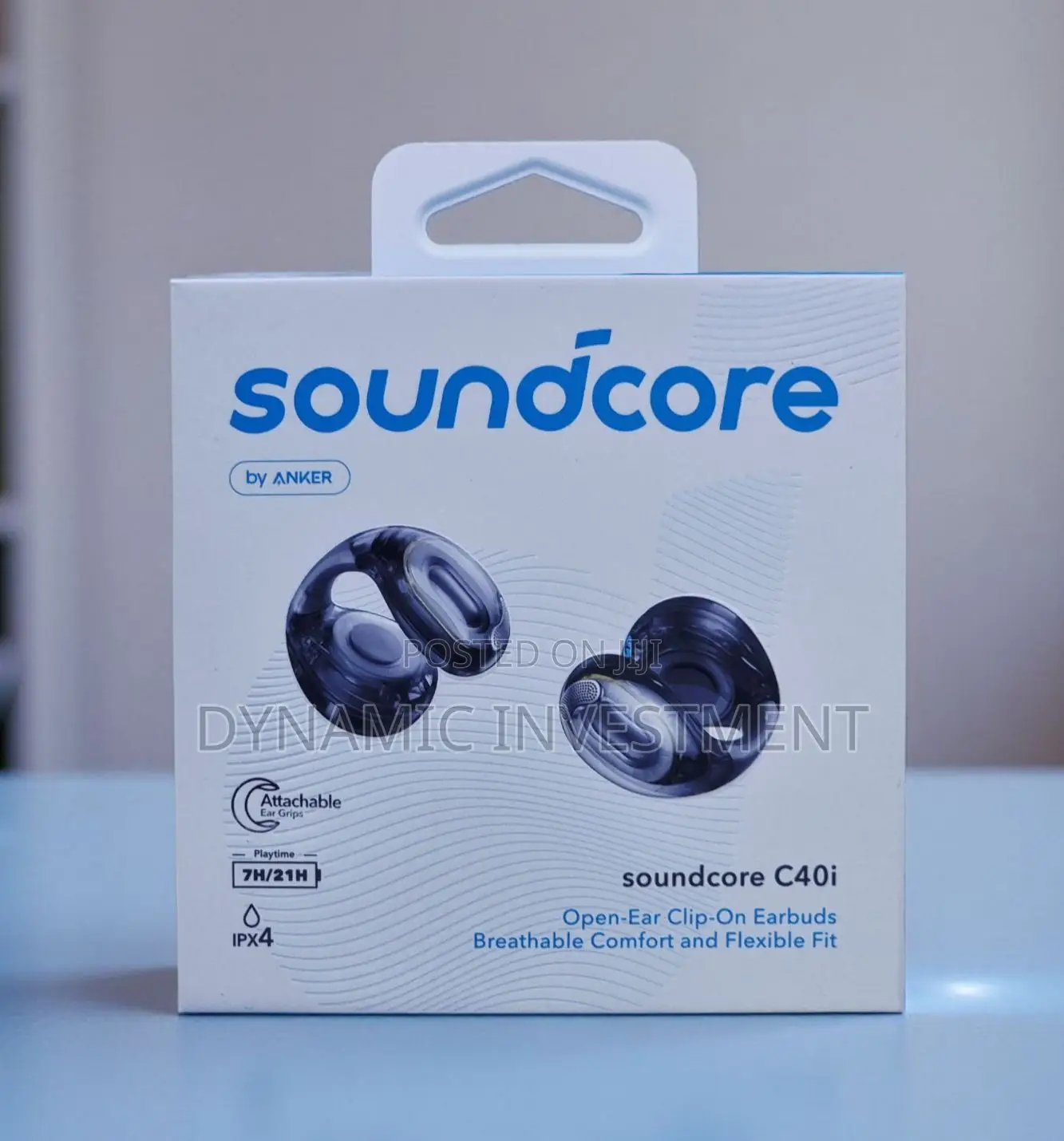Soundcore C40i by Anker, Open-Ear Clip-on Earbuds, Clear Sound Comfort