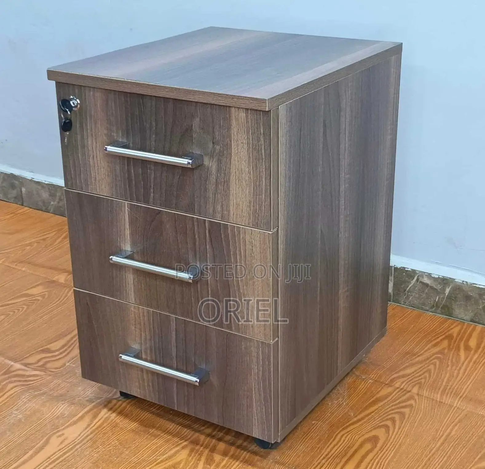 3-Drawer Office Filing Cabinet : Mobile Filing Cabinet