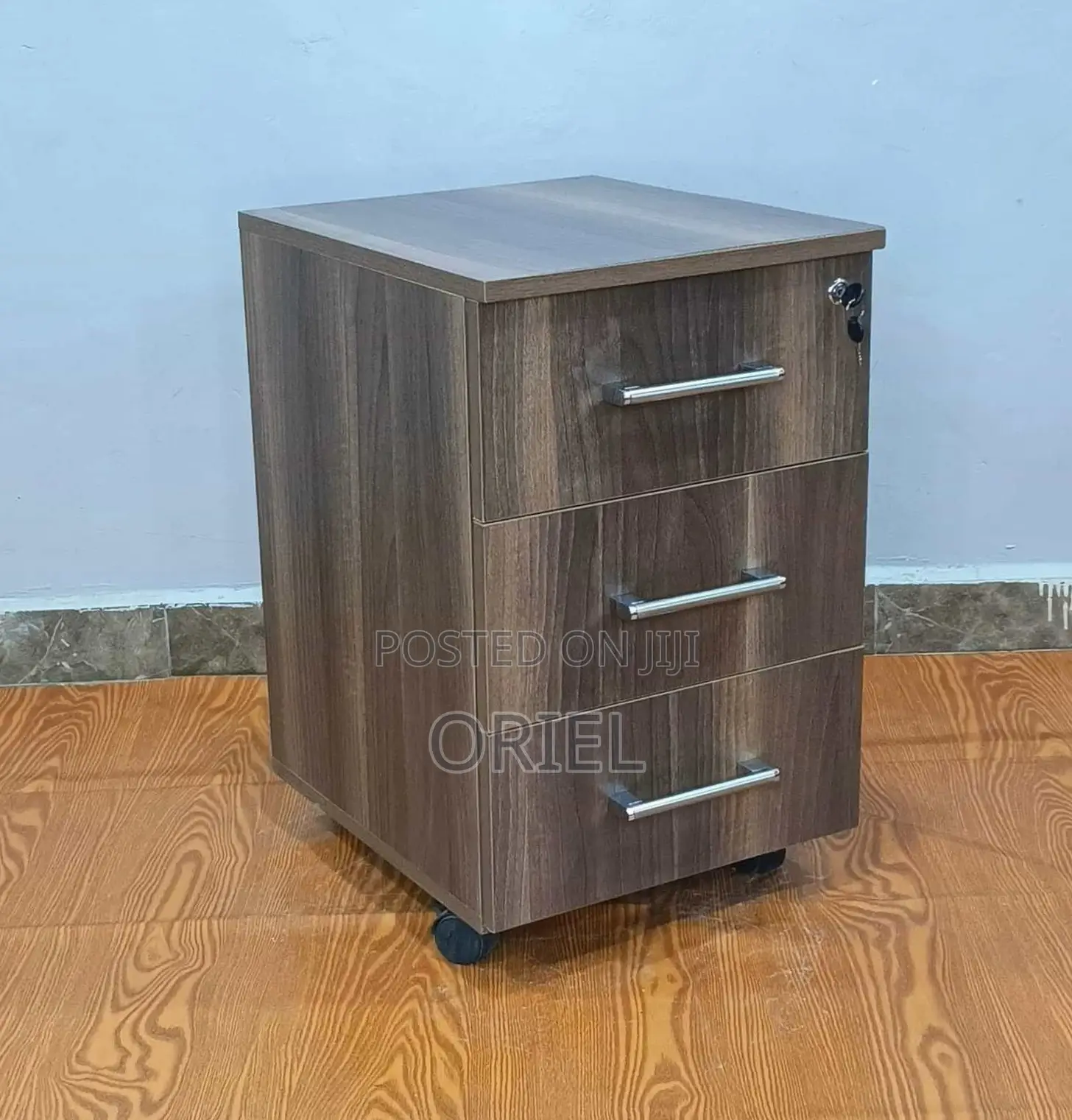 3-Drawer Office Filing Cabinet : Mobile Filing Cabinet