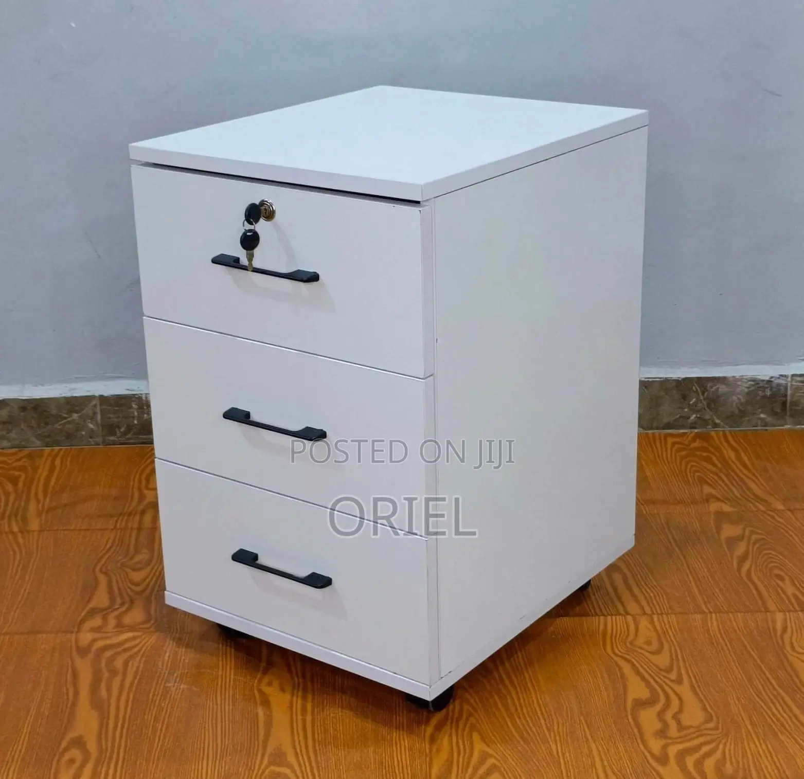 3-Drawer Office Filing Cabinet : Mobile Filing Cabinet