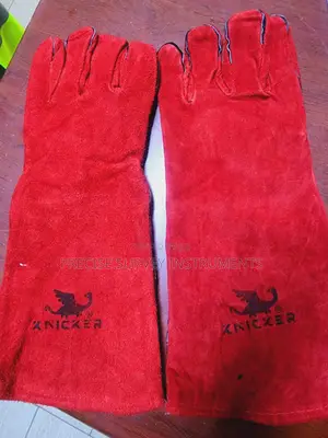 Durable Red Hand Protective Gloves