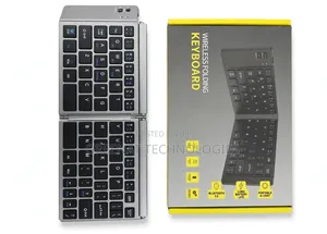 Wireless Keyboard Foldable Portable Mini Keyboard Rechargeable
