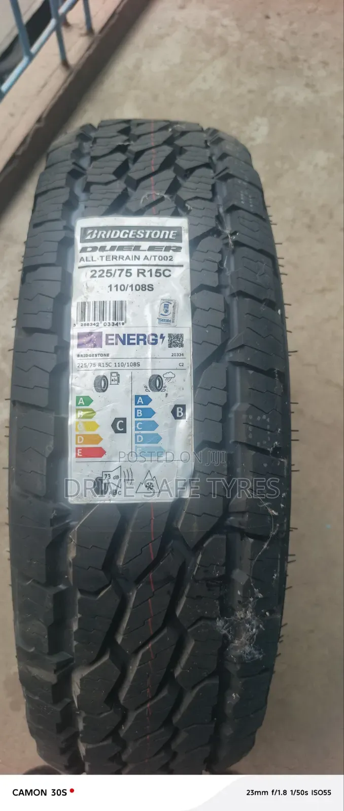 225/75 R15 C Brand New Bridgestone Tyre Allterrain