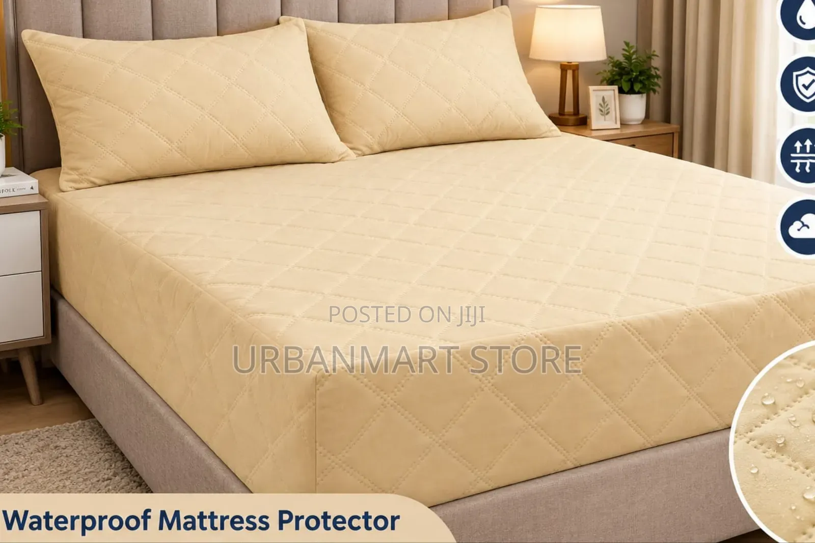 Band New 5×6 Mattress Protector for Everyday Use, Waterproof