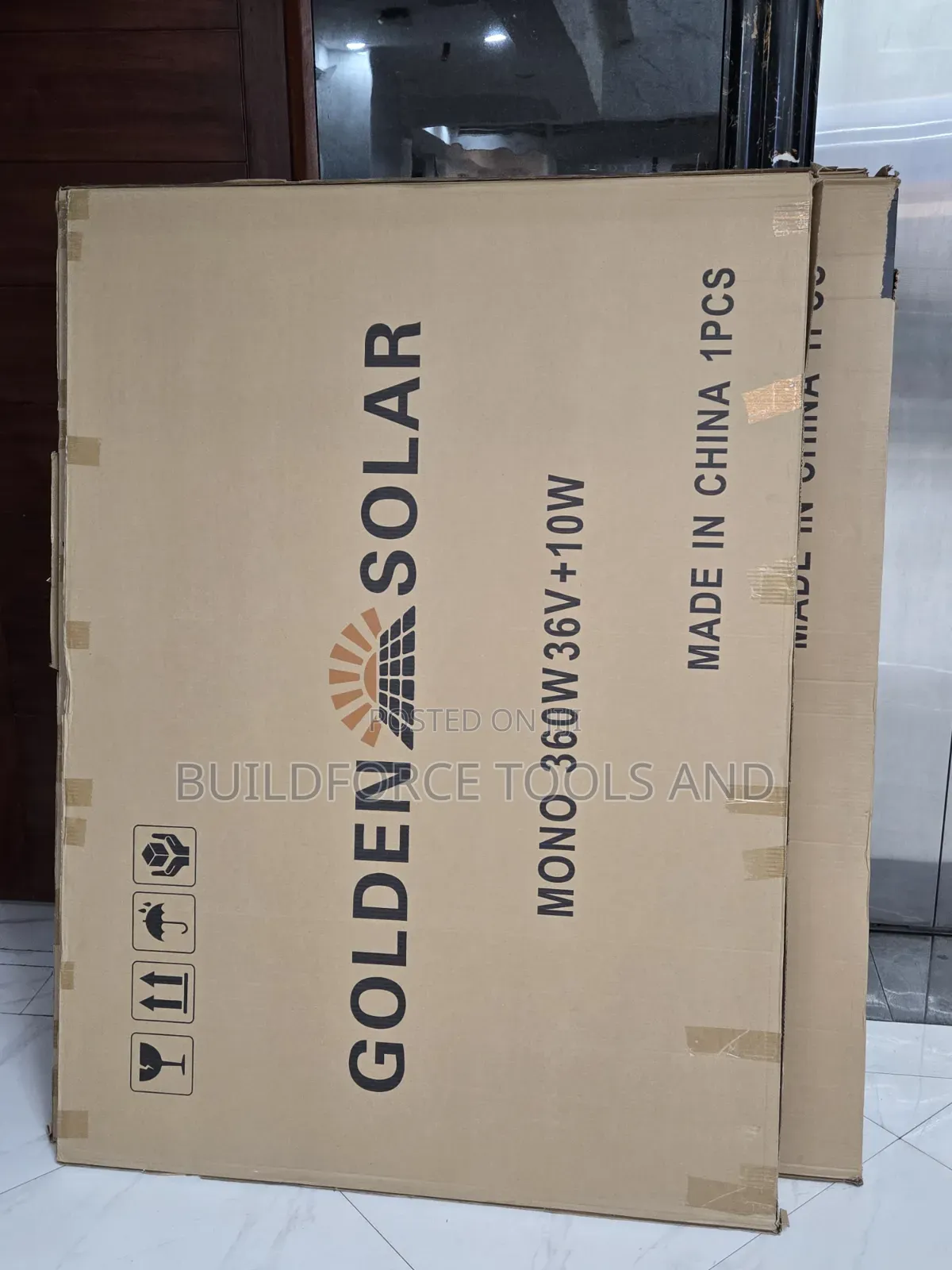 Golden Solar 360W 36V+10W Monocrystalline Solar Panel