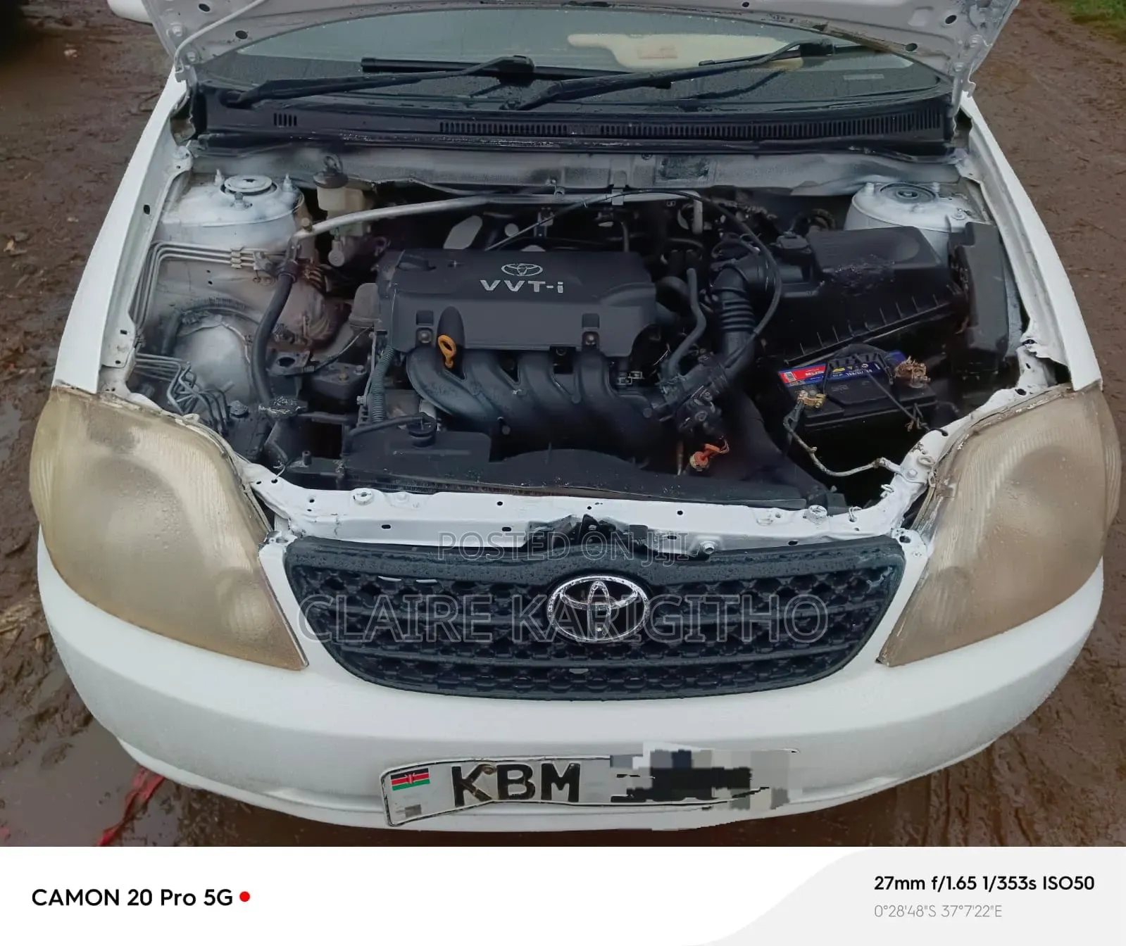 Toyota Corolla Fielder 1.5 Petrol AWD 2010 White
