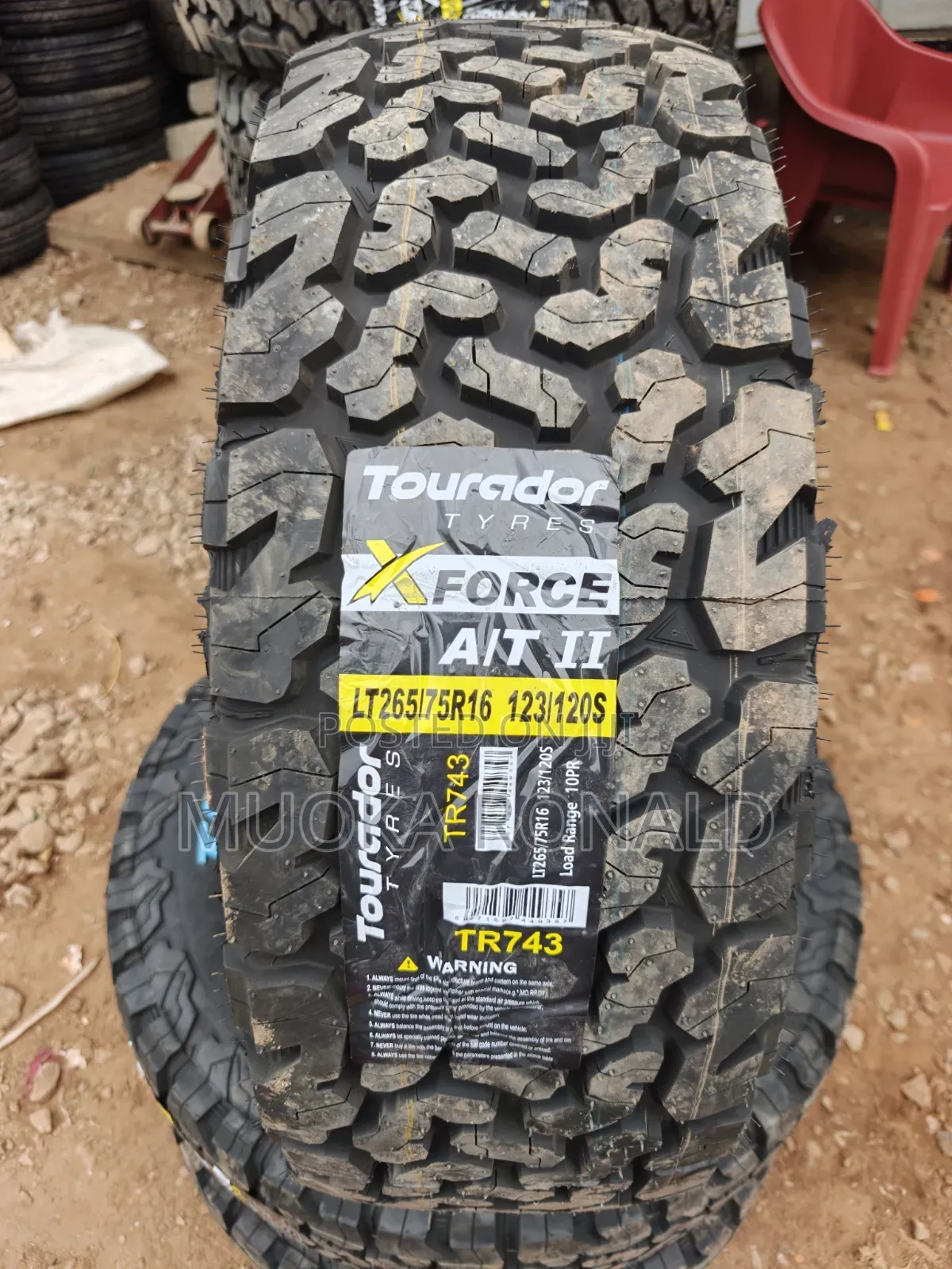 265/75r16 Tourador Tyre (All-Terrein