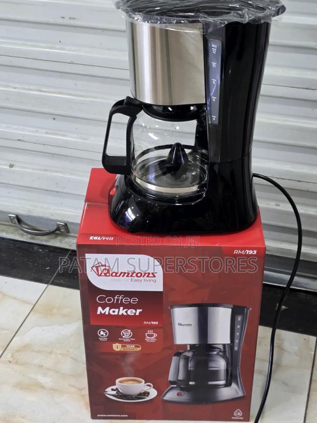 Ramtons Coffee Maker 1.5ltrs RM/193