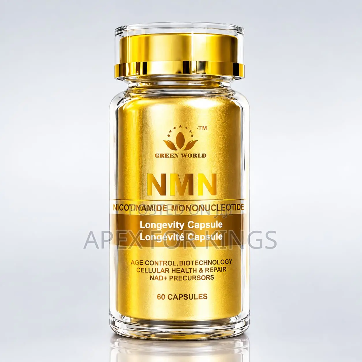 NMN Longevity and Anti Aging Supplement 60 Capsules NAD+ Precursor