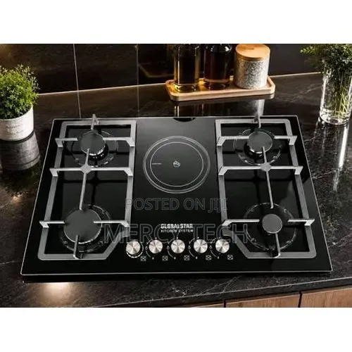 Globalstar GS-5G22 5-Burner Hob (4 Gas + 1 Electric)