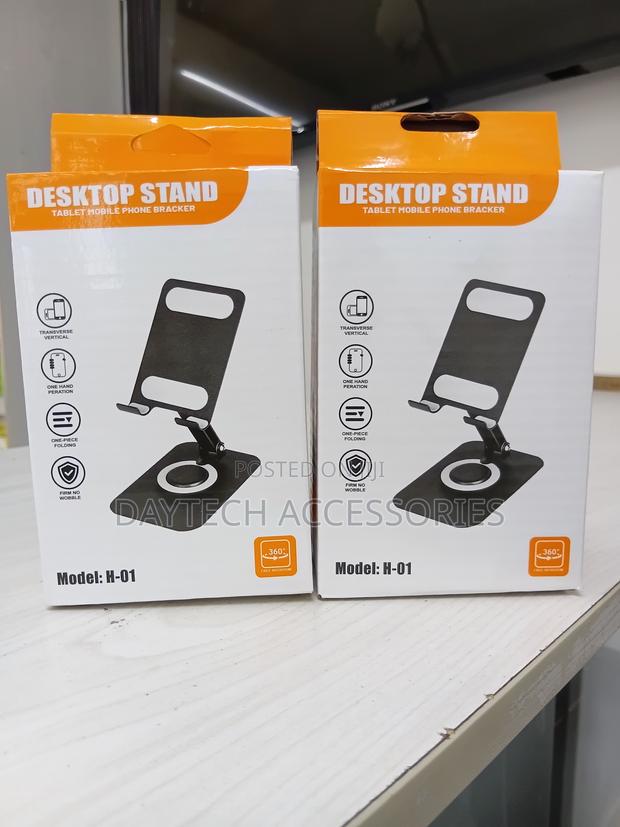 Model H-01 360° Rotating Foldable Desktop Phone Stand - main view