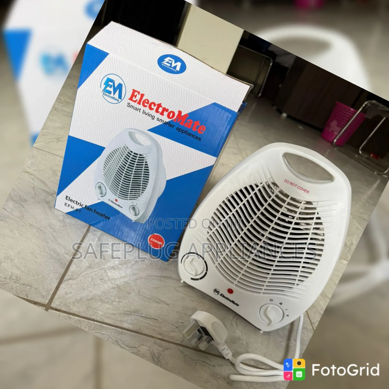 Electromate Fan Heater for Home Office