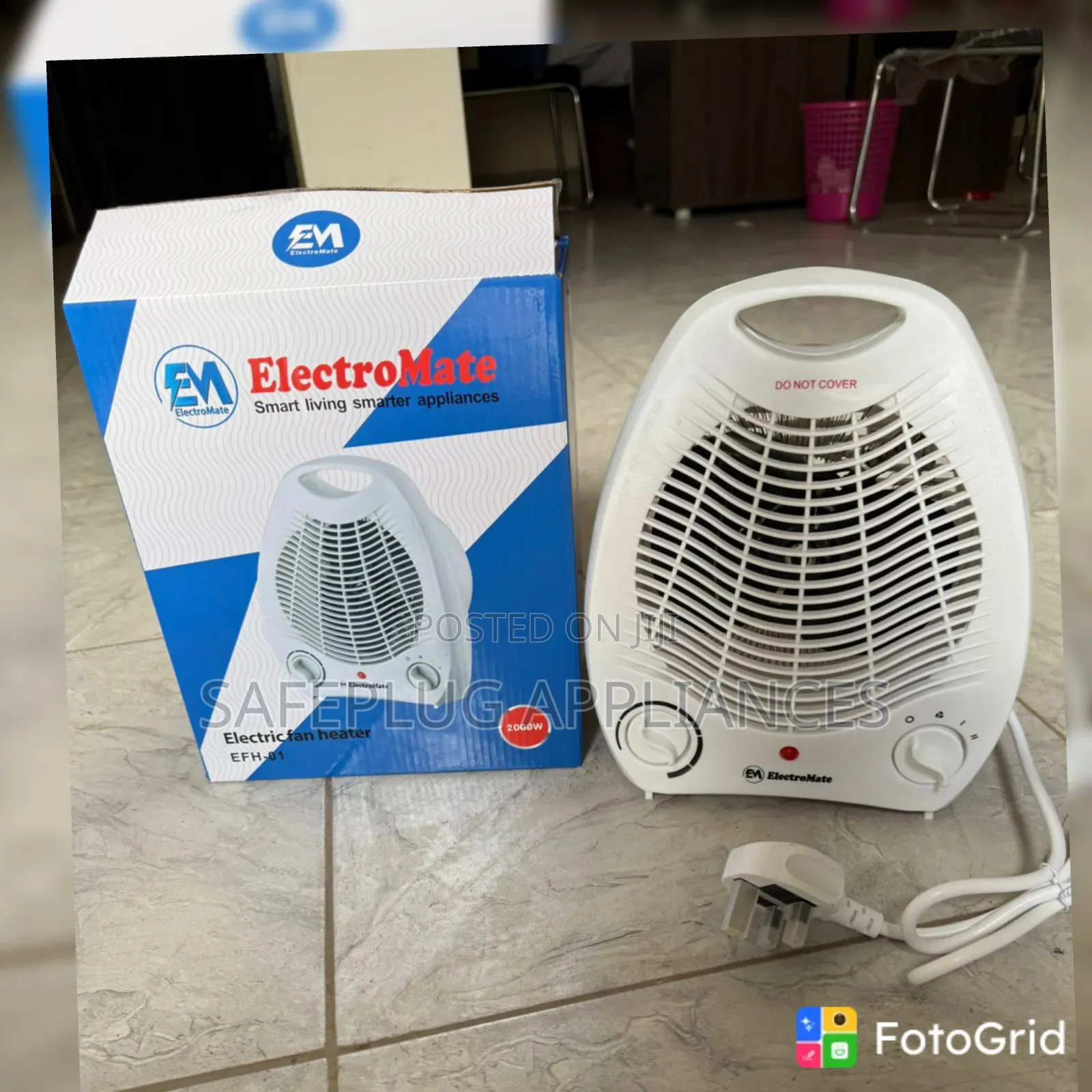 Electromate Fan Heater for Home Office