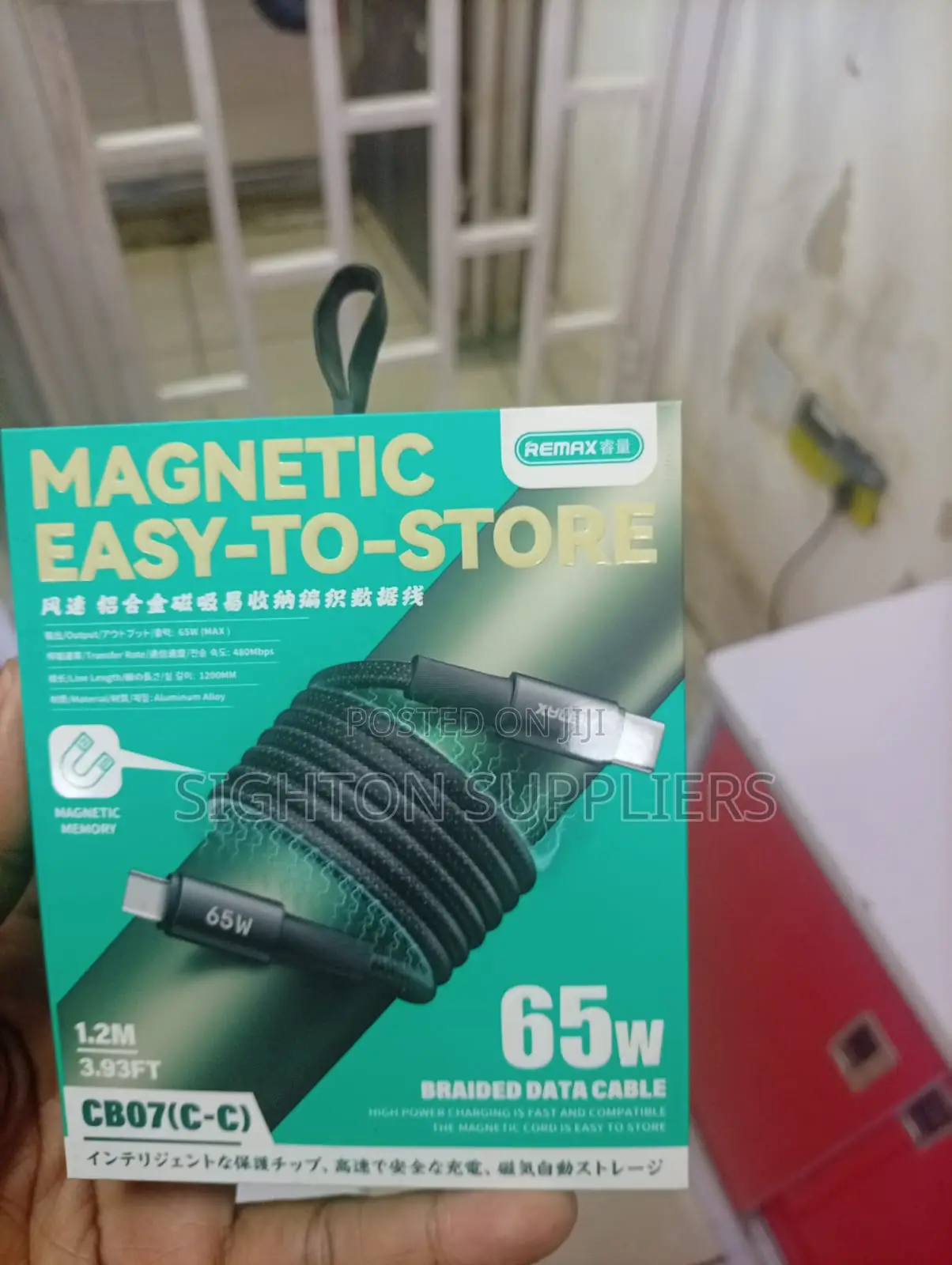 Remax Cb07 65w Magnetic USB-C Cable