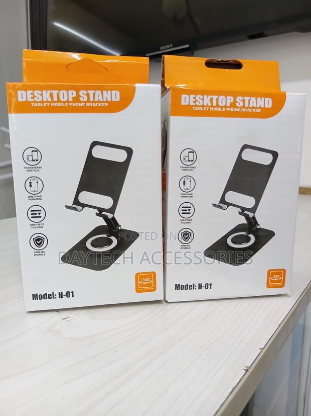 360° Rotating Foldable Desktop Phone and Tablet Stand