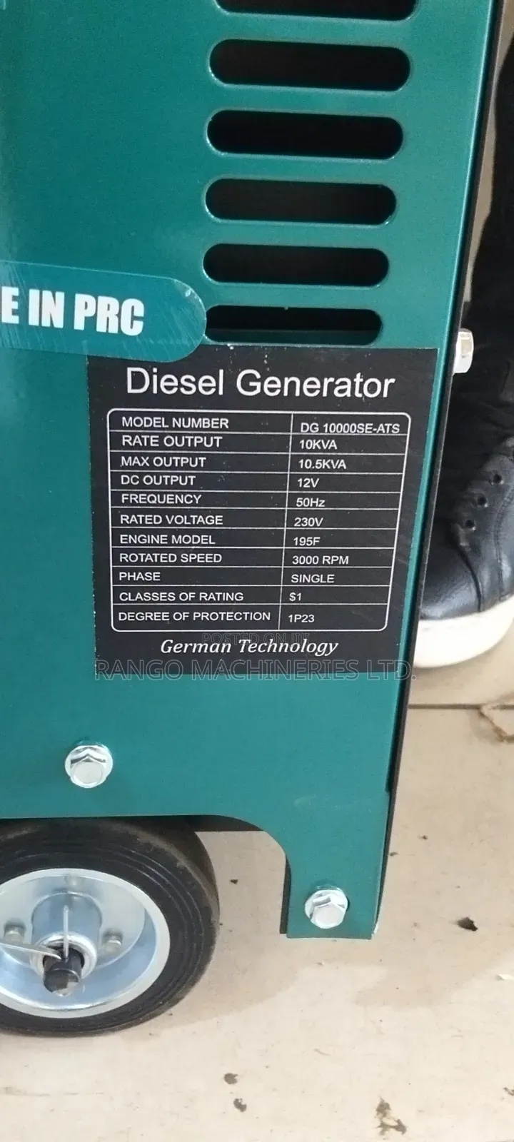10 Kva Silent Generator