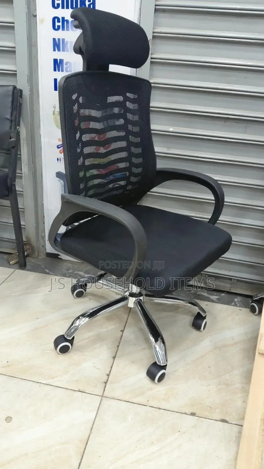 Adjustable Office Chair Black in Colour