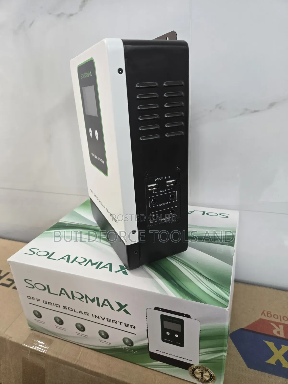 SOLARMAX MX12V-1.0KW Off-Grid Solar Inverter (1000W / 12V)