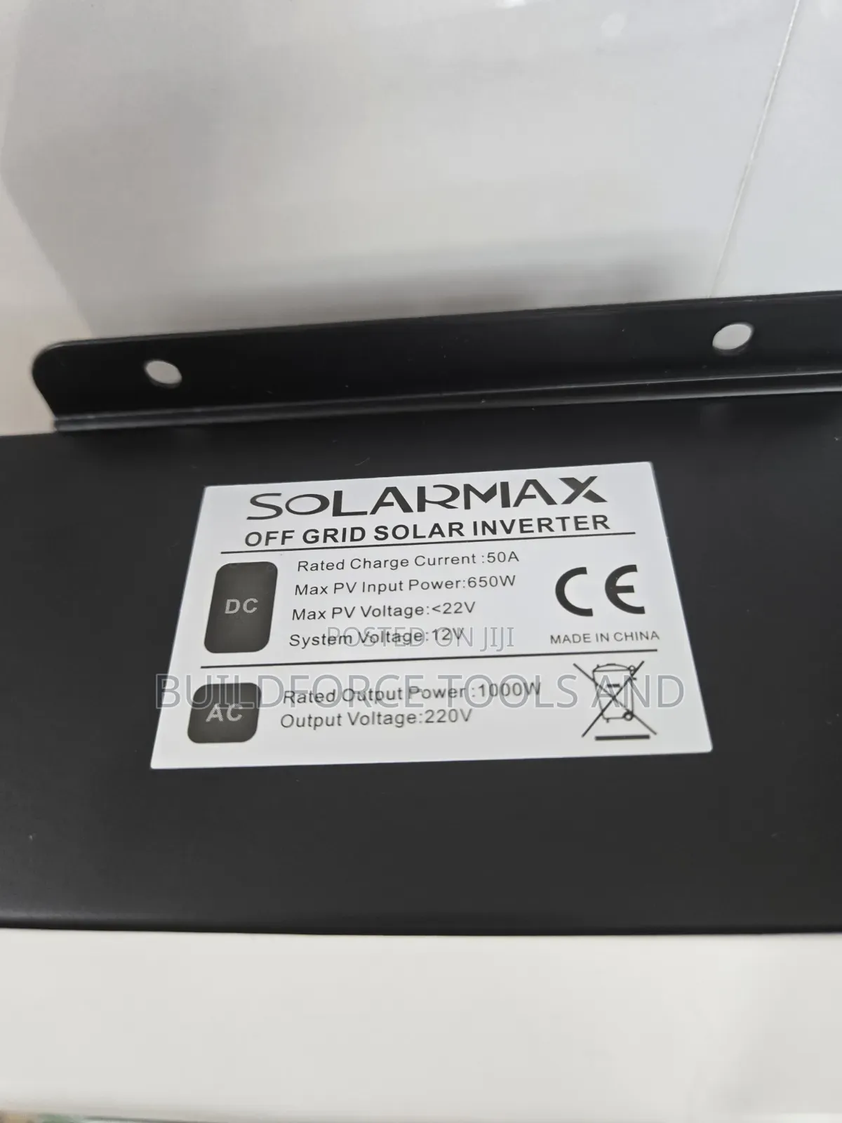 SOLARMAX MX12V-1.0KW Off-Grid Solar Inverter (1000W / 12V)