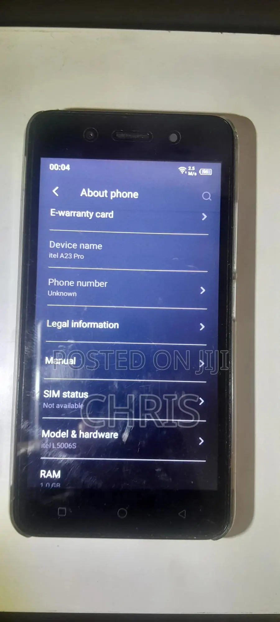 Itel A23 Pro 8 GB Black
