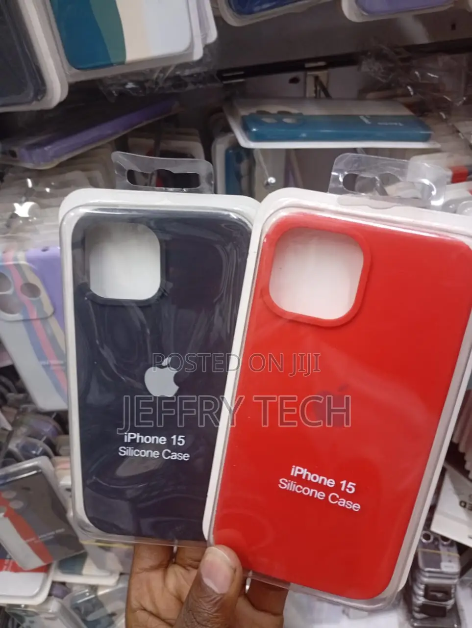 iPhone 15 Pro or iPhone 15 Pro Max in an Apple Silicone With MagSafe