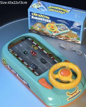 Kids Car Racing Adventure Game Set – Battery Powered Steering Track
