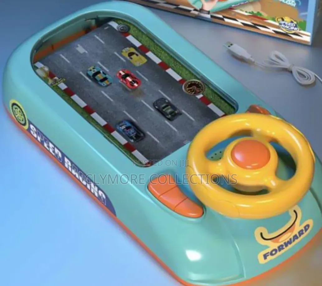 Kids Car Racing Adventure Game Set – Battery Powered Steering Track