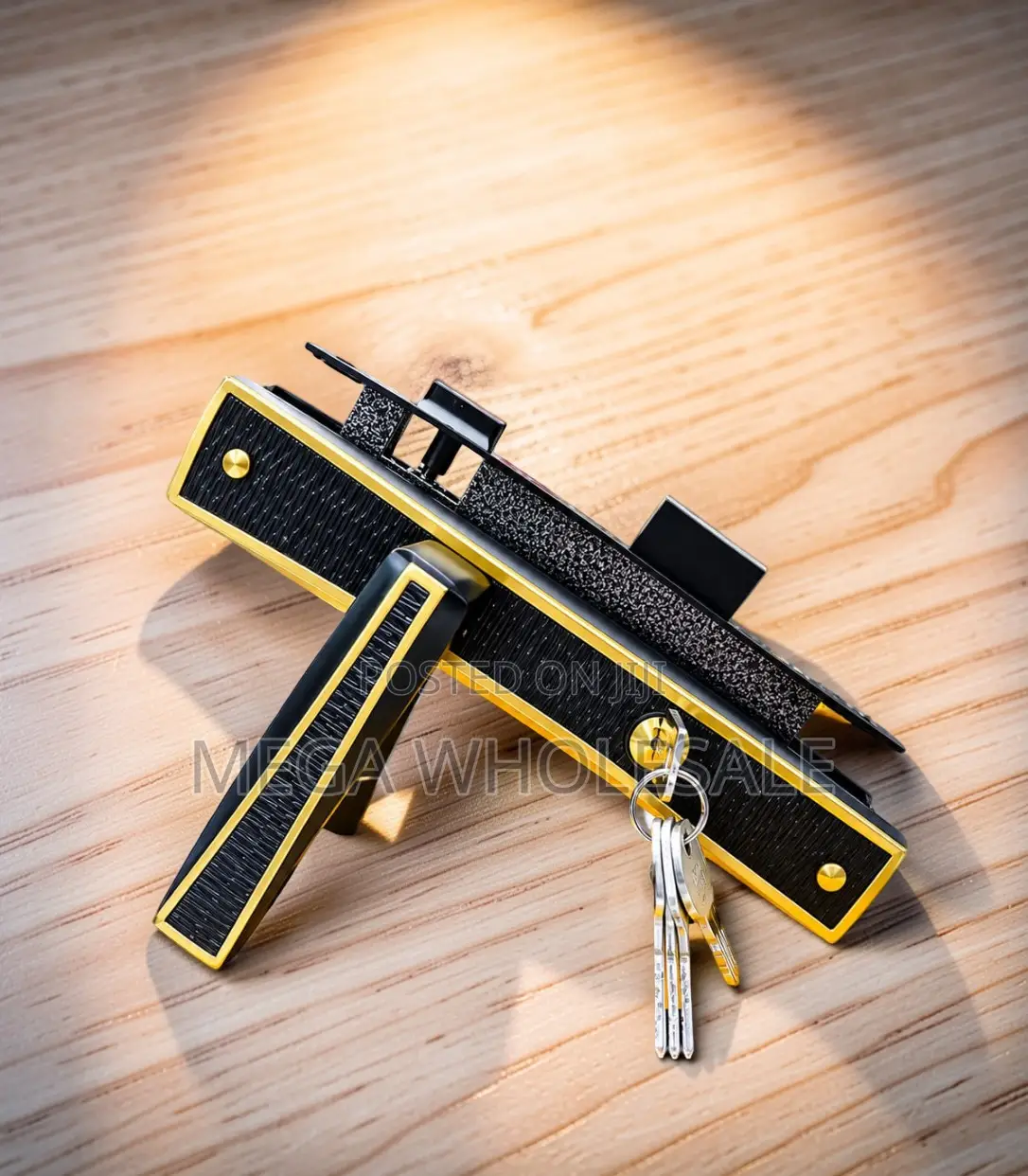 Premium Heavy Duty Door Lock Set With Keys Included for Home Security