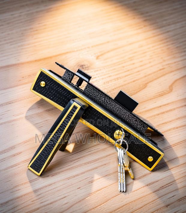 Premium Heavy Duty Door Lock Set With Keys Included for Home Security