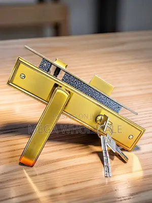 Heavy Duty Door Lock Set With Keys Available in Multiple Finishes